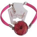 Pulsera cordón colores. Pueden escoger entre marrón, azul, rosa , fucsia y negro.