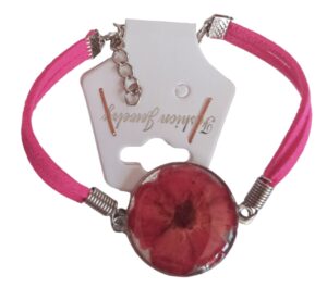 Pulsera cordón colores. Pueden escoger entre marrón, azul, rosa , fucsia y negro.