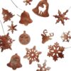 Imagen piezas decorativas navideñas ideal para colgar en tu arbol.