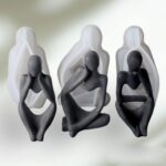 Figuritas decorativas realizadas en resina diferentes acabados, se pueden pedir por separado. El color y el acabado se puede elegir.