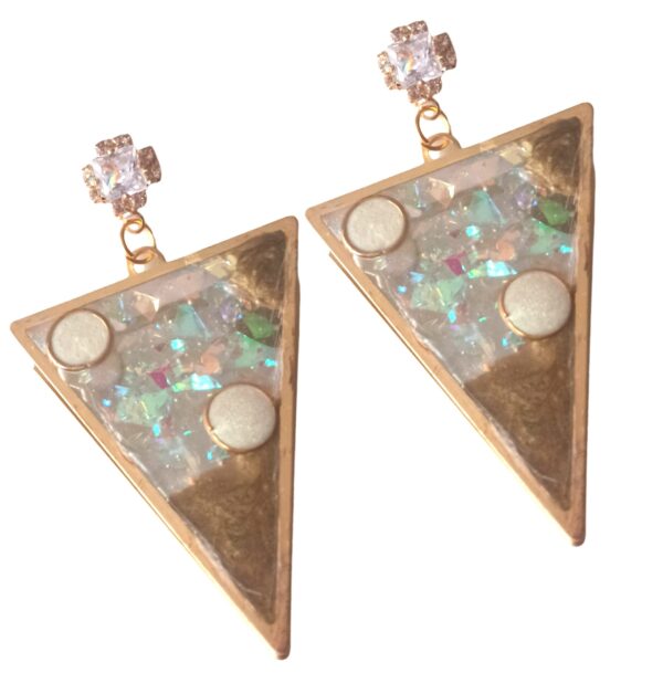 Pendientes Colgantes triángulo.